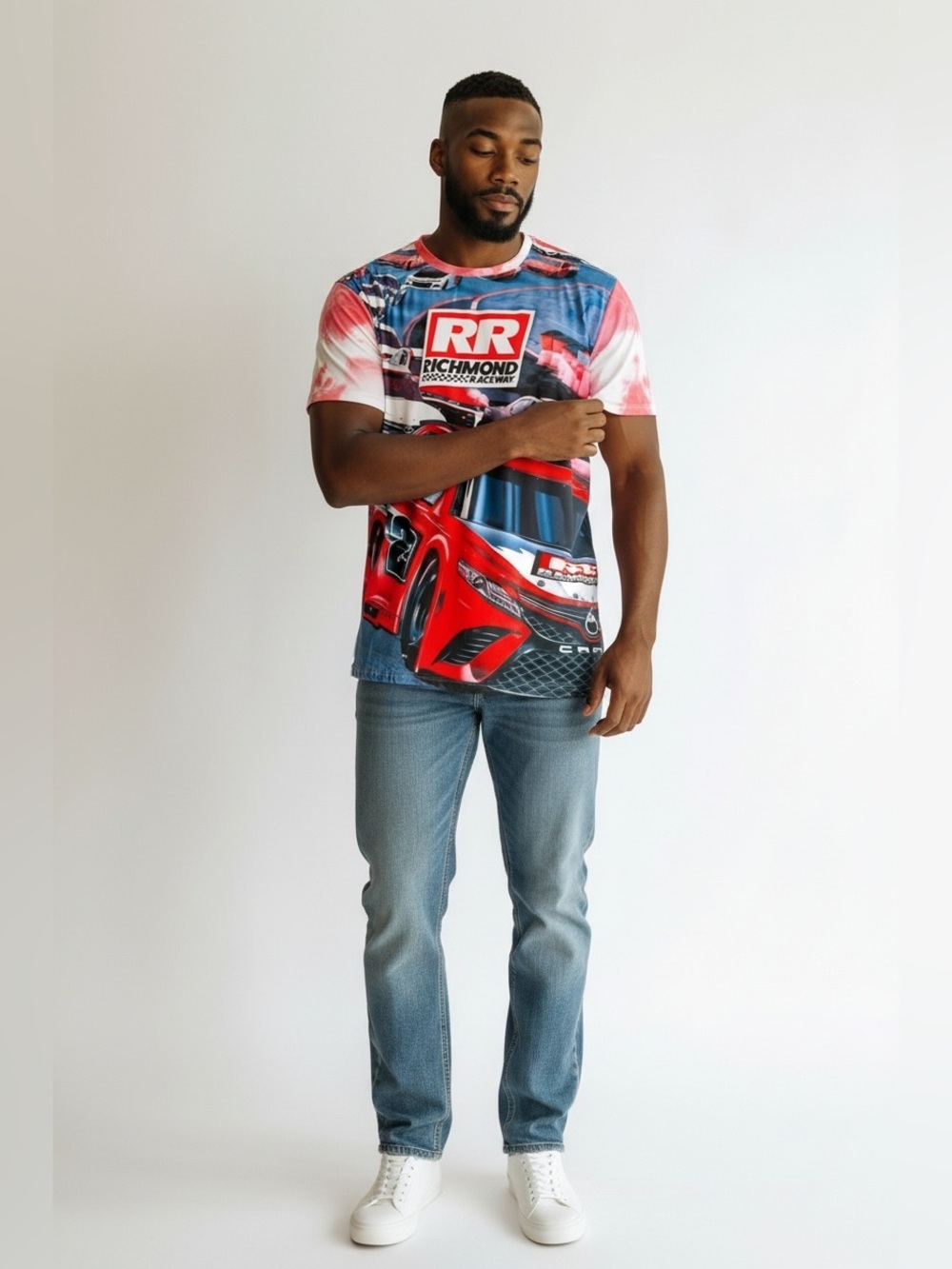 Nascar sublimated multi t shirts richmond raceway